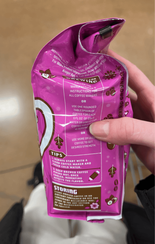 Kroger Hazelnut Medium Roast Ground Coffee