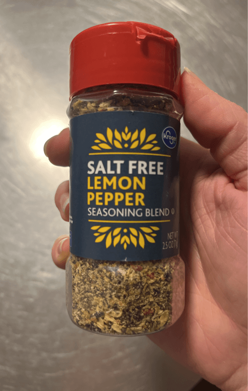 Kroger Salt Free Lemon Pepper Seasoning Blend