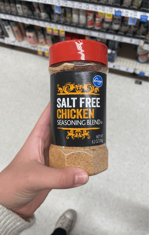 Kroger Salt Free Chicken Seasoning Blend