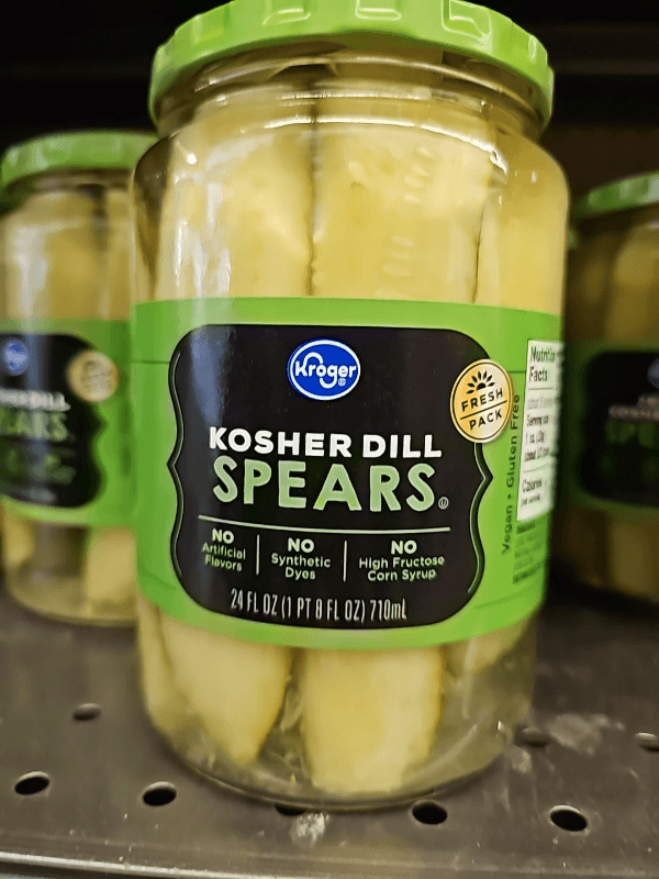 Kroger Kosher Dill Spears