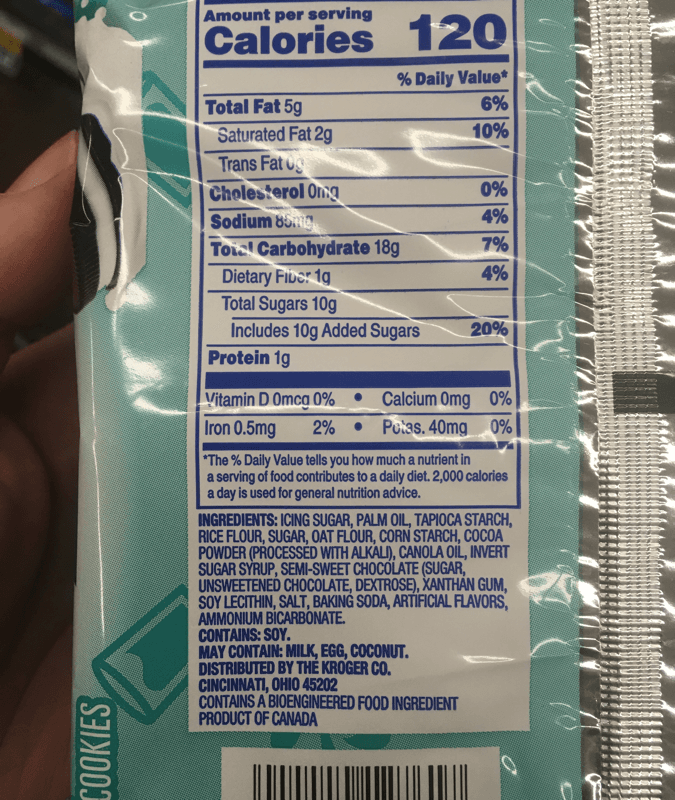 Kroger Kaleidos Chocolate Sandwich Cookies
