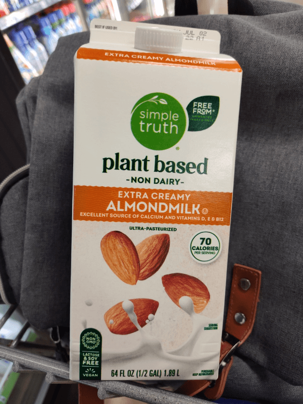 Simple Truth Plant Based Extra Creamy Almondmilk