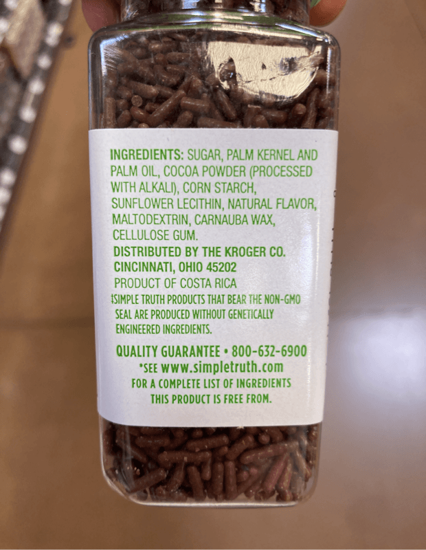 Simple Truth Chocolate Sprinkles