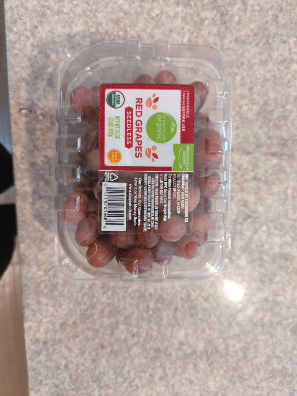 Simple Truth Organic Red Grapes Seedless