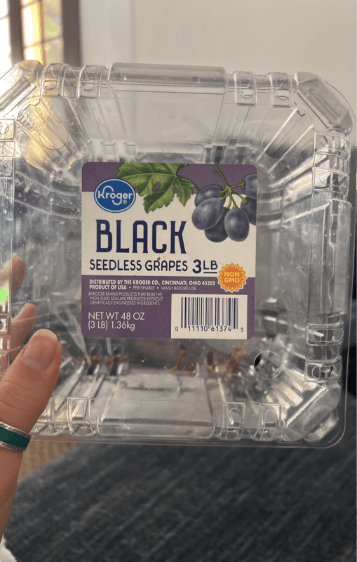 Kroger Black Seedless Grapes