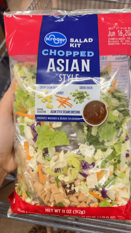 Kroger Chopped Asian Style Salad Kit