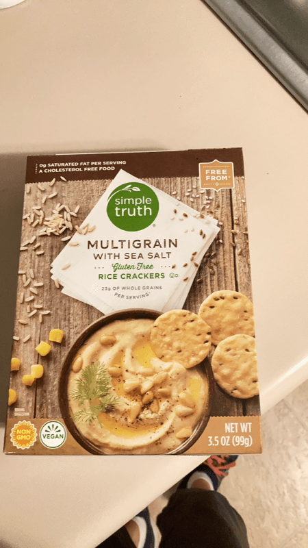 Simple Truth Multigrain With Sea Salt Rice Crackers