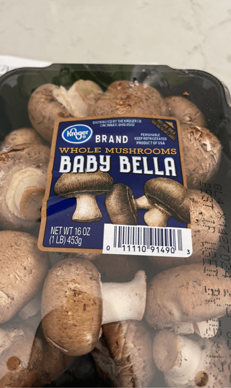 Kroger Brand Whole Baby Bella Mushrooms