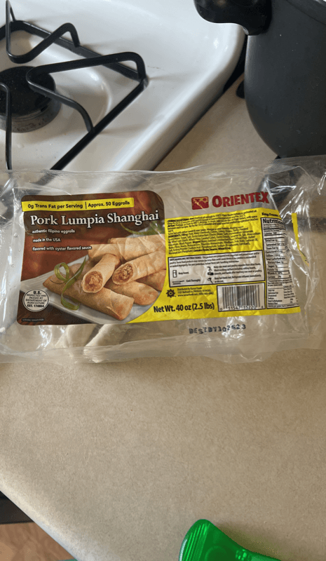 Orientex Pork Lumpia Shanghai