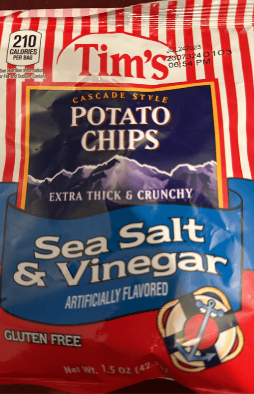 Tim'S Cascade Style Sea Salt & Vinegar Potato Chips