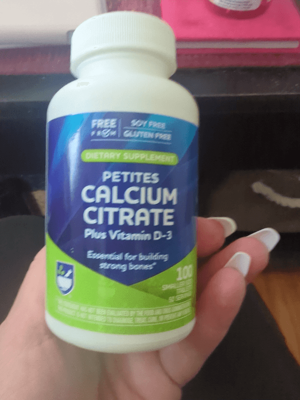 Rite Aid Calcium Citrate Plus Vitamin D-3 Petites 100 Smaller Size
