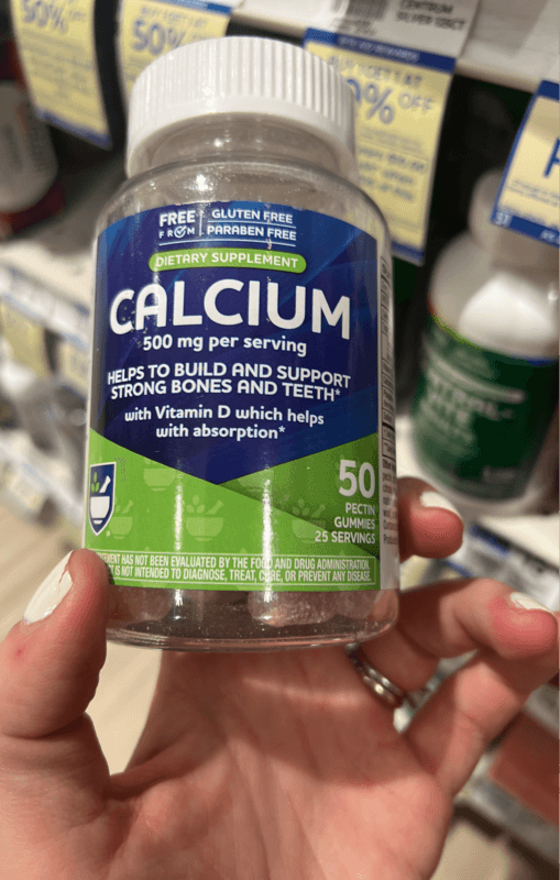 Rite Aid Calcium 50 Pectin Gummies