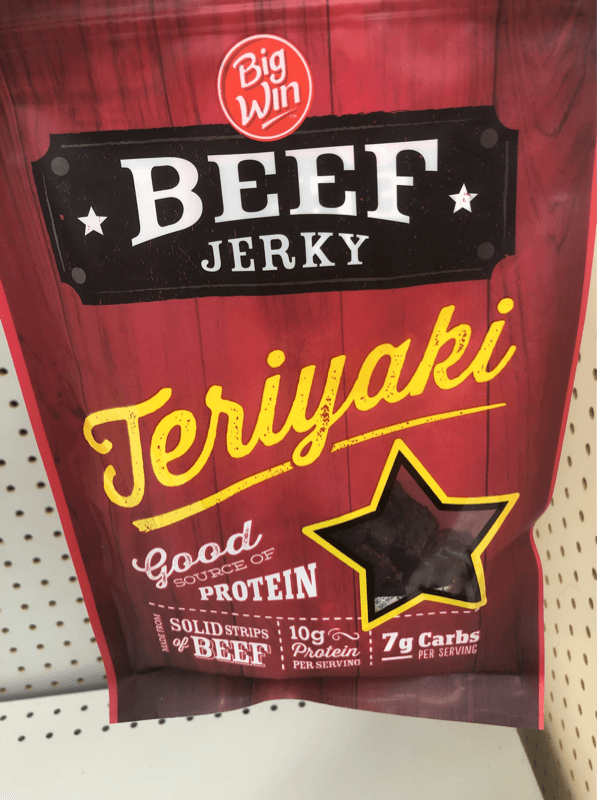 Big Win Beef Jerky Teriyaki