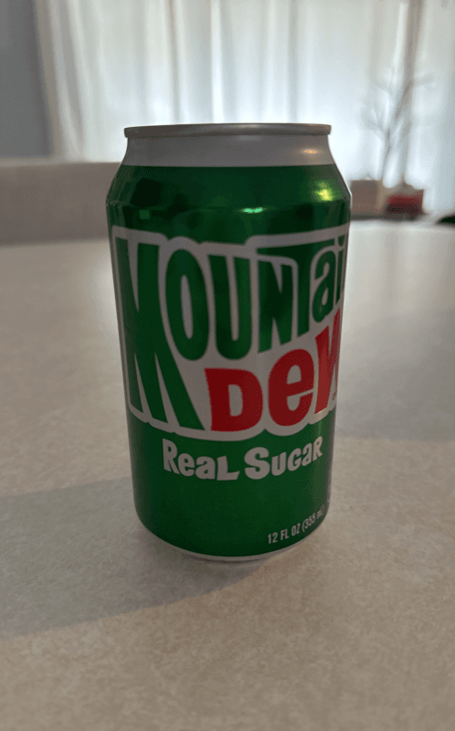 Mountain Dew Real Sugar