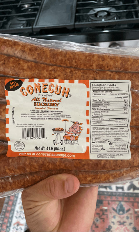 Conecuh All Natural Hickory Smoked Sausage