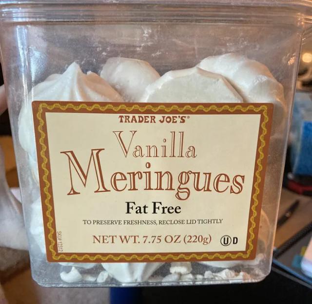 Is it Ginger Free? Trader Joe's Vanilla Meringues