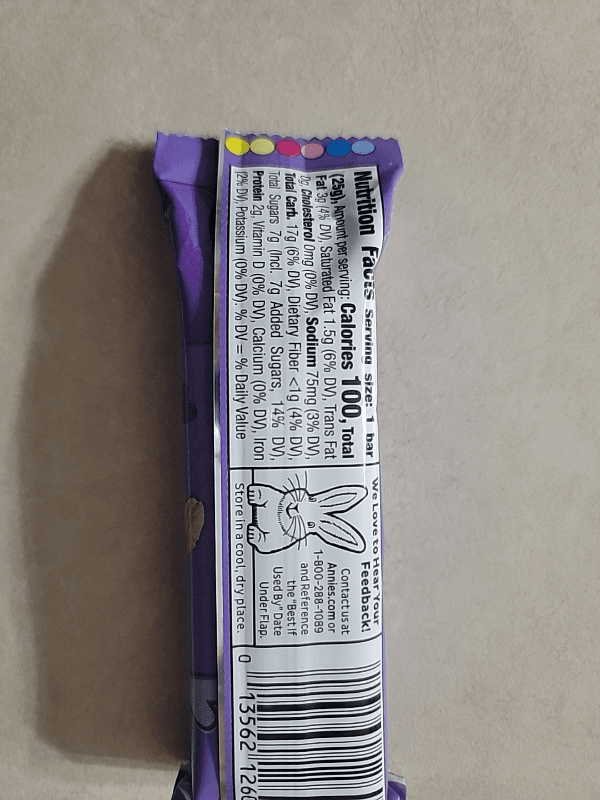 Annie'S Organic Chewy Granola Bar Chocolate Chip