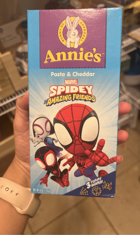 Annie'S Pasta & Cheddar Marvel Spidey Amazing Friends