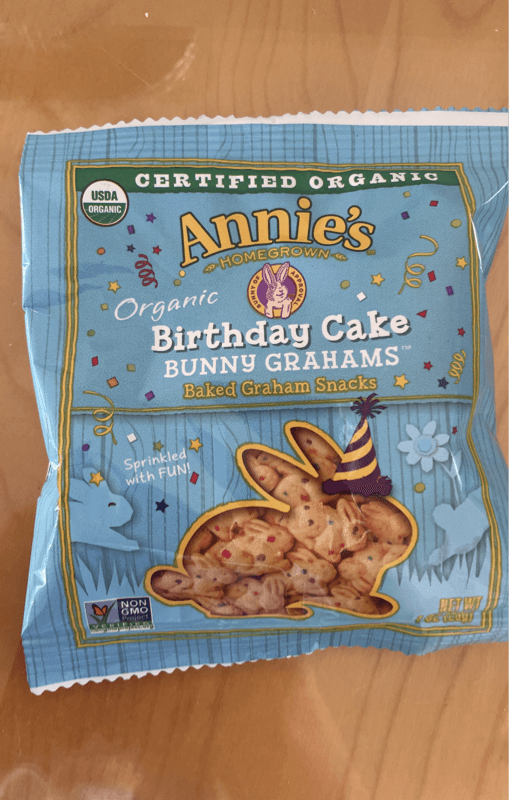 Annie'S Homegrown Organic Birthday Cake Bunny Grahams
