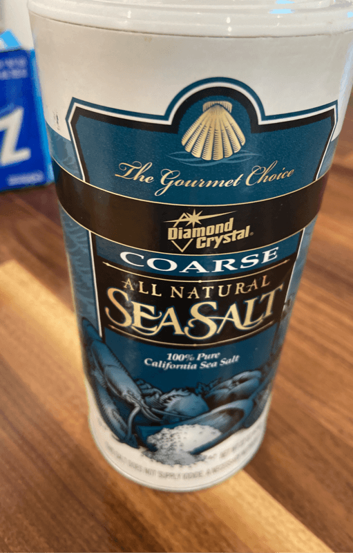 Diamond Crystal Coarse All Natural Sea Salt