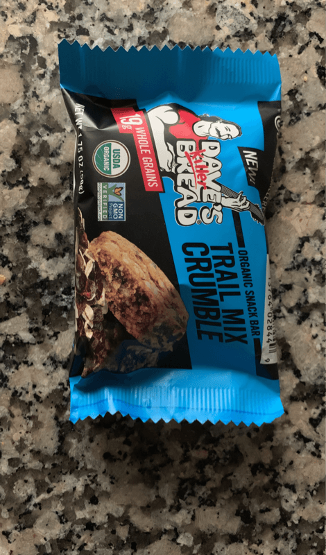 Dave'S Killer Bread Trail Mix Crumble Organic Snack Bar