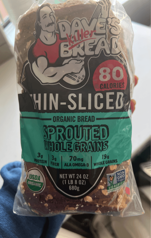 Dave'S Killer Bread Sprouted Whole Grains Thin-Sliced Organic Bread