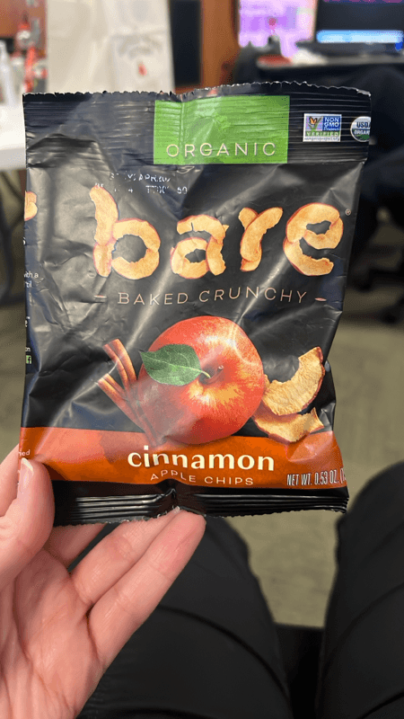 Bare Baked Crunchy Organic Cinnamon Apple Chips