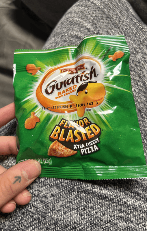 Pepperidge Farm Goldfish Baked Snack Crackers Flavor Blasted Xtra Cheesy Pizza