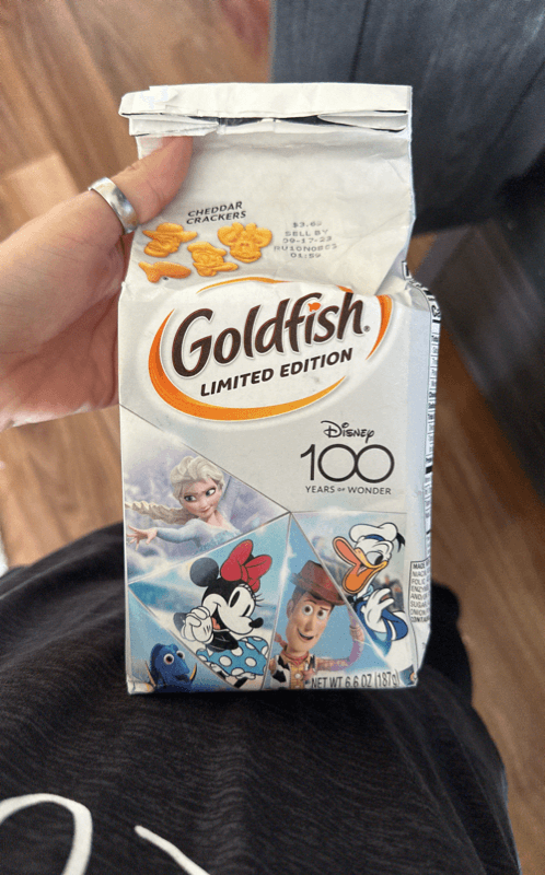 Goldfish Limited Edition Disney 100 Years Of Wonder Cheddar Crackers