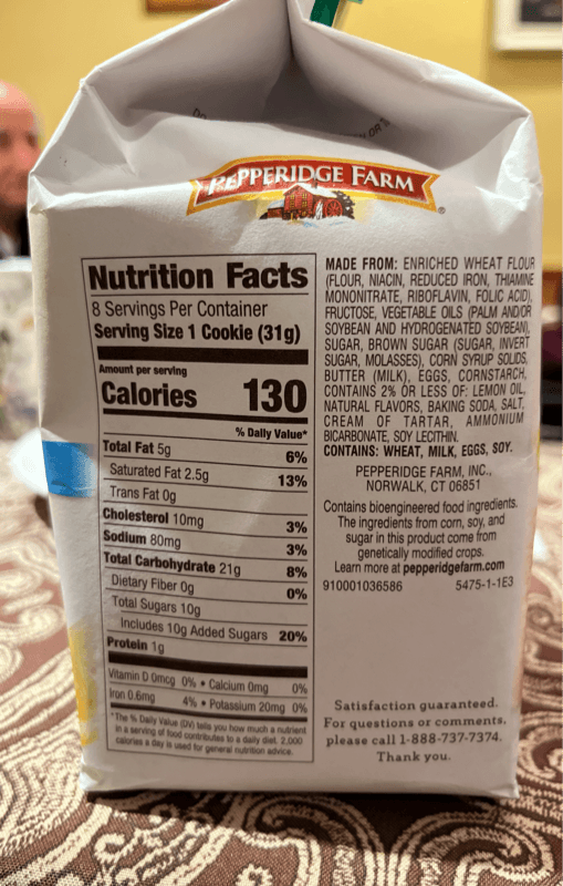 Pepperidge Farm Soft Baked Ojai Lemon Sugar Cookies