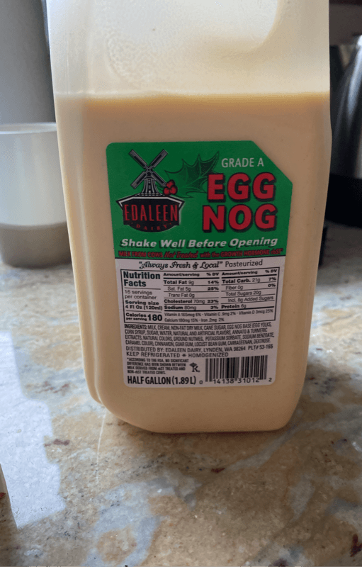 Edaleen Egg Nog