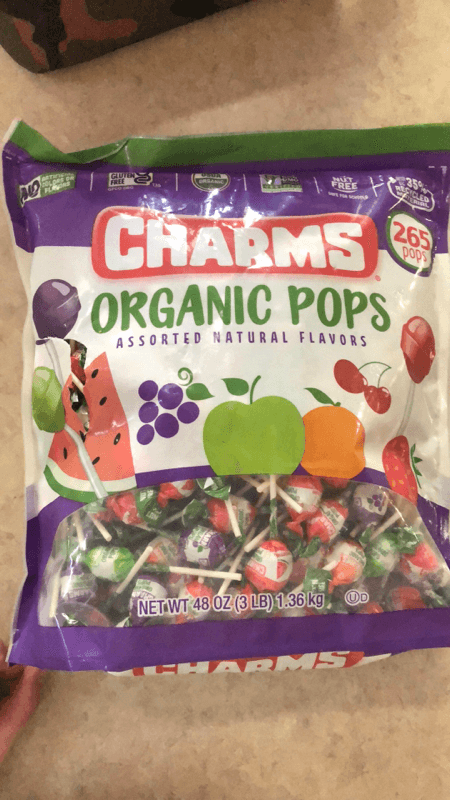 Charms Organic Pops Assorted Natural Flavors