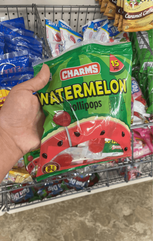 Charms Watermelon Lollipops