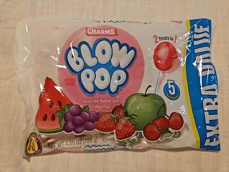 Charms Blow Pop Assorted Bubble Gum Filled Pops