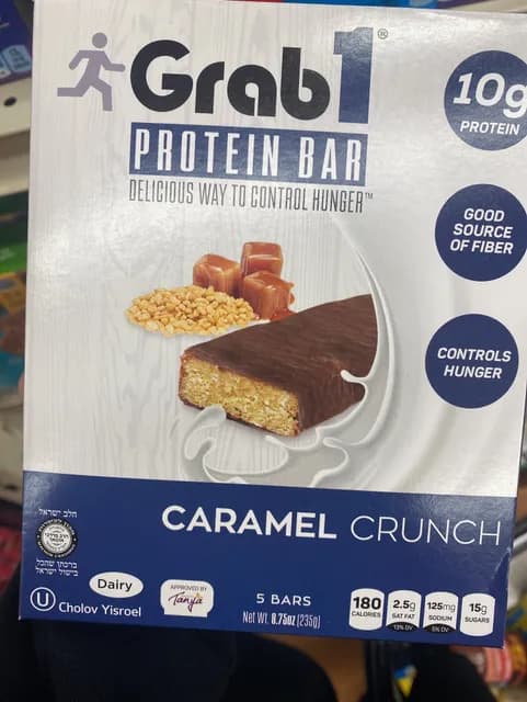 Grab 1 Protein Bar Caramel Crunch Bars