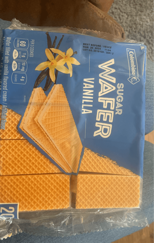 Colombina Vanilla Sugar Wafer