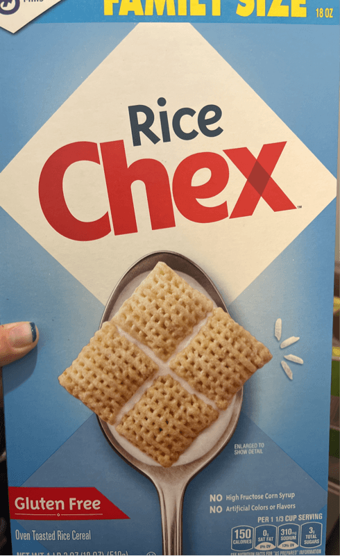 General Mills Rice Chex Gluten Free Rice Cereal