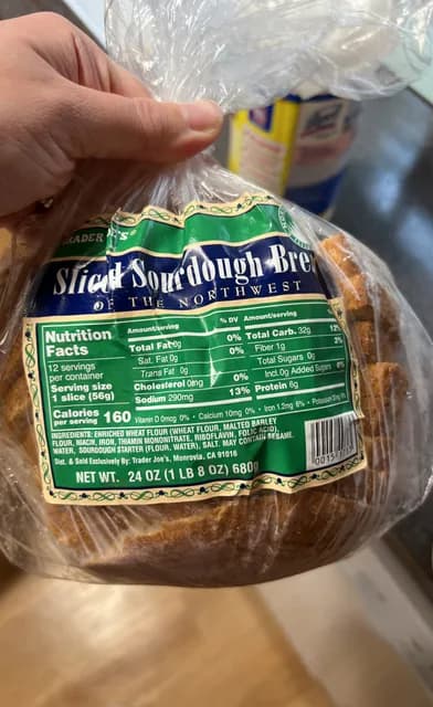 Is it Walnut Free? Trader Joe's Sliced Sourdough Bread Of The Northwest