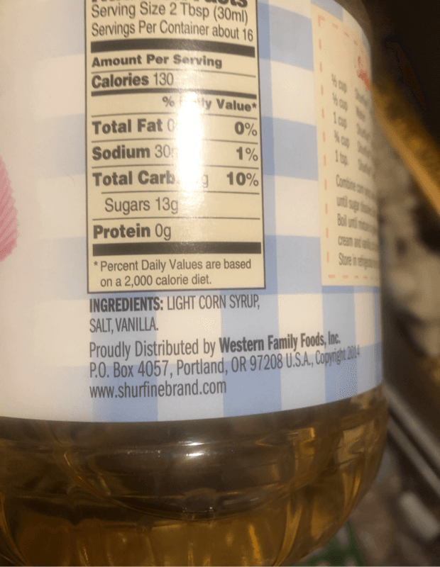 Shurfine Light Corn Syrup
