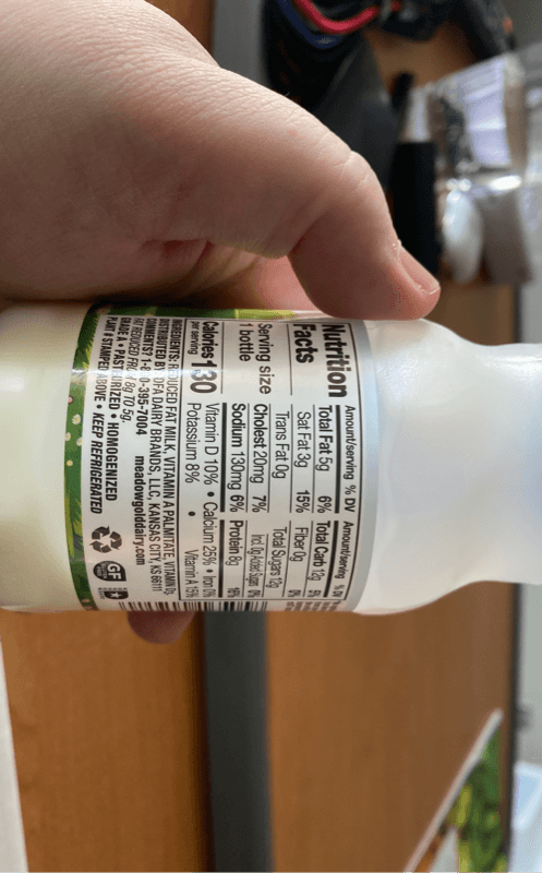 Meadow Gold 2% Reduced Fat Milk Half