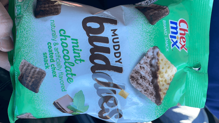 Chex Mix Muddy Buddies Mint Chocolate Coated Chex Snack