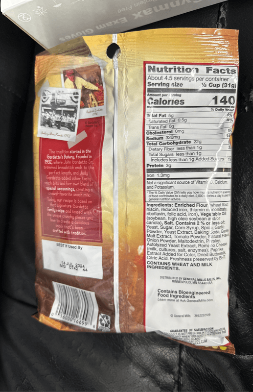 Gardetto'S Pizzeria Snack Mix