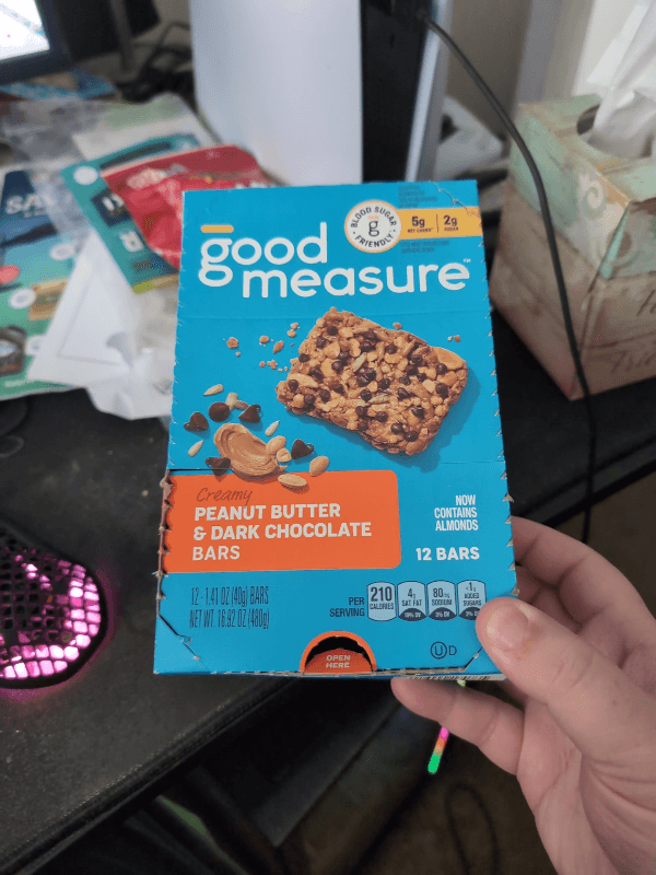 Good Measure Peanut Butter & Dark Chocolate Bars