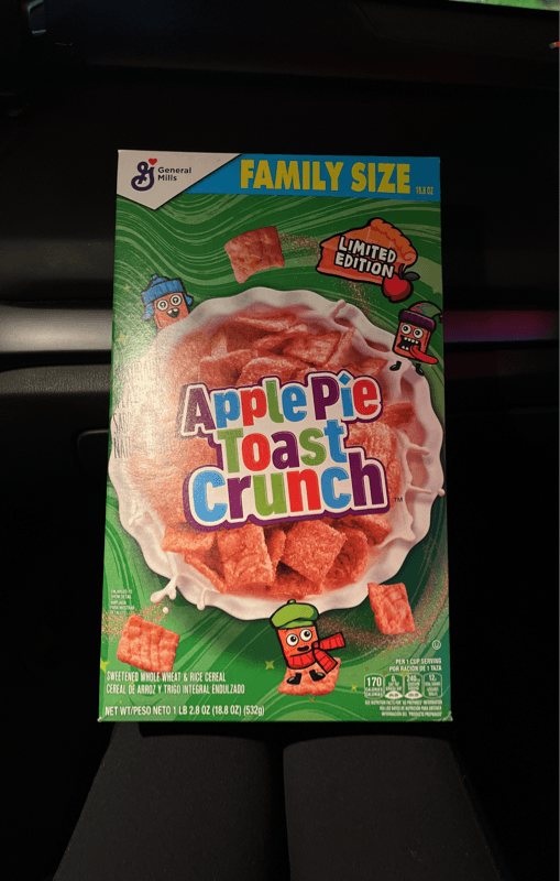 General Mills Applepie Toast Crunch Limited Edition Family Size