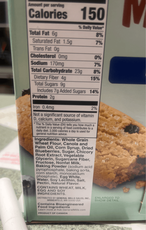 Nature Valley Soft-Baked Muffin Blueberry