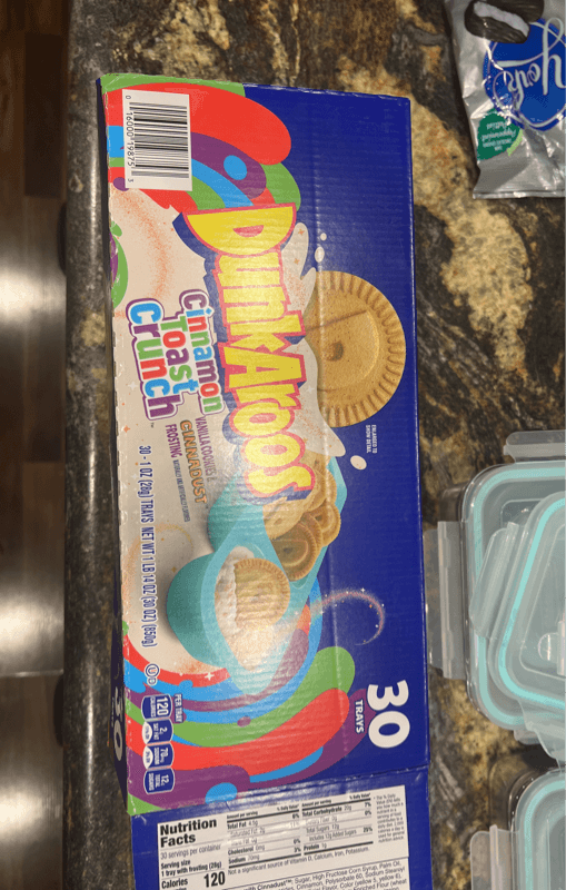 Dunkaroos Cinnamon Toast Crunch Vanilla Cookies & Cinnadust Frosting