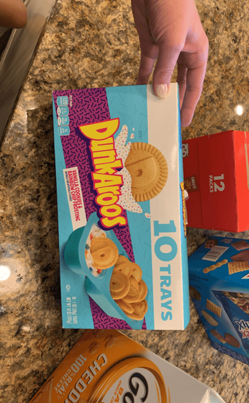 Dunkaroos Vanilla Cookies & Rainbow Chip Frosting