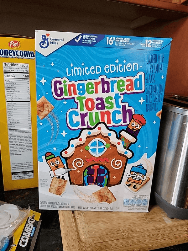 General Mills Limited Edition Gingerbread Toast Crunch