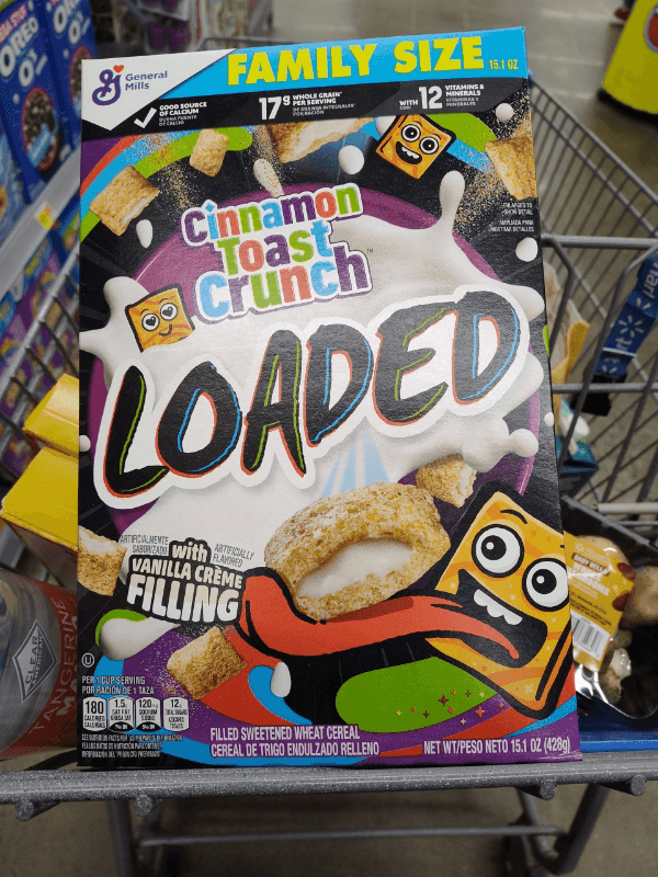 General Mills Cinnamon Toast Crunch Loaded Family Size Cereal