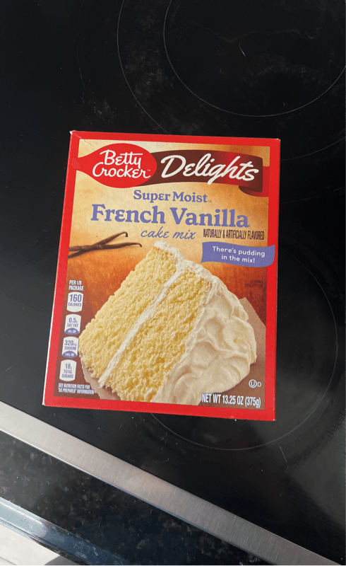 Betty Crocker Super Moist French Vanilla Cake Mix